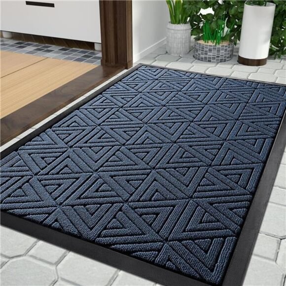 Door Mat Outdoor Entrance, Heavy Duty Sturdy Front Welcome matt for Outside Home - Picture 1 of 7